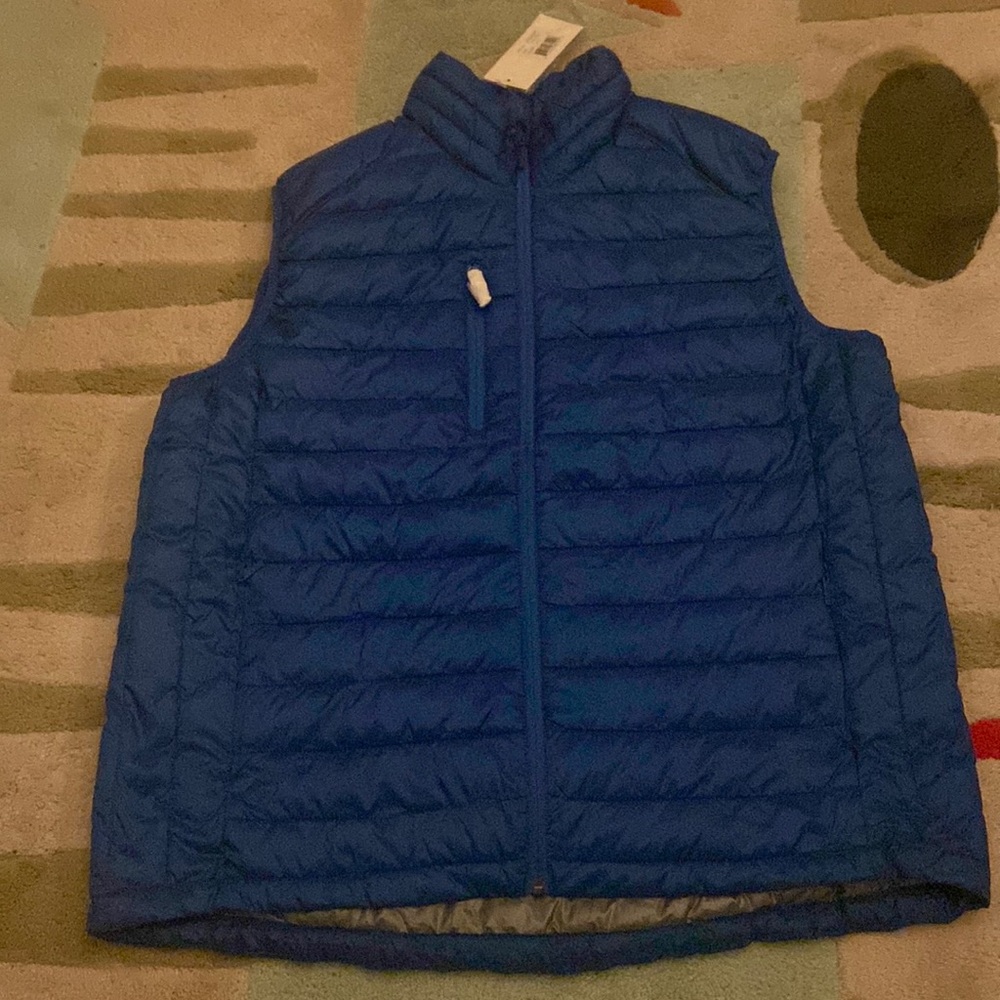 Clique blue puffer vest XXL